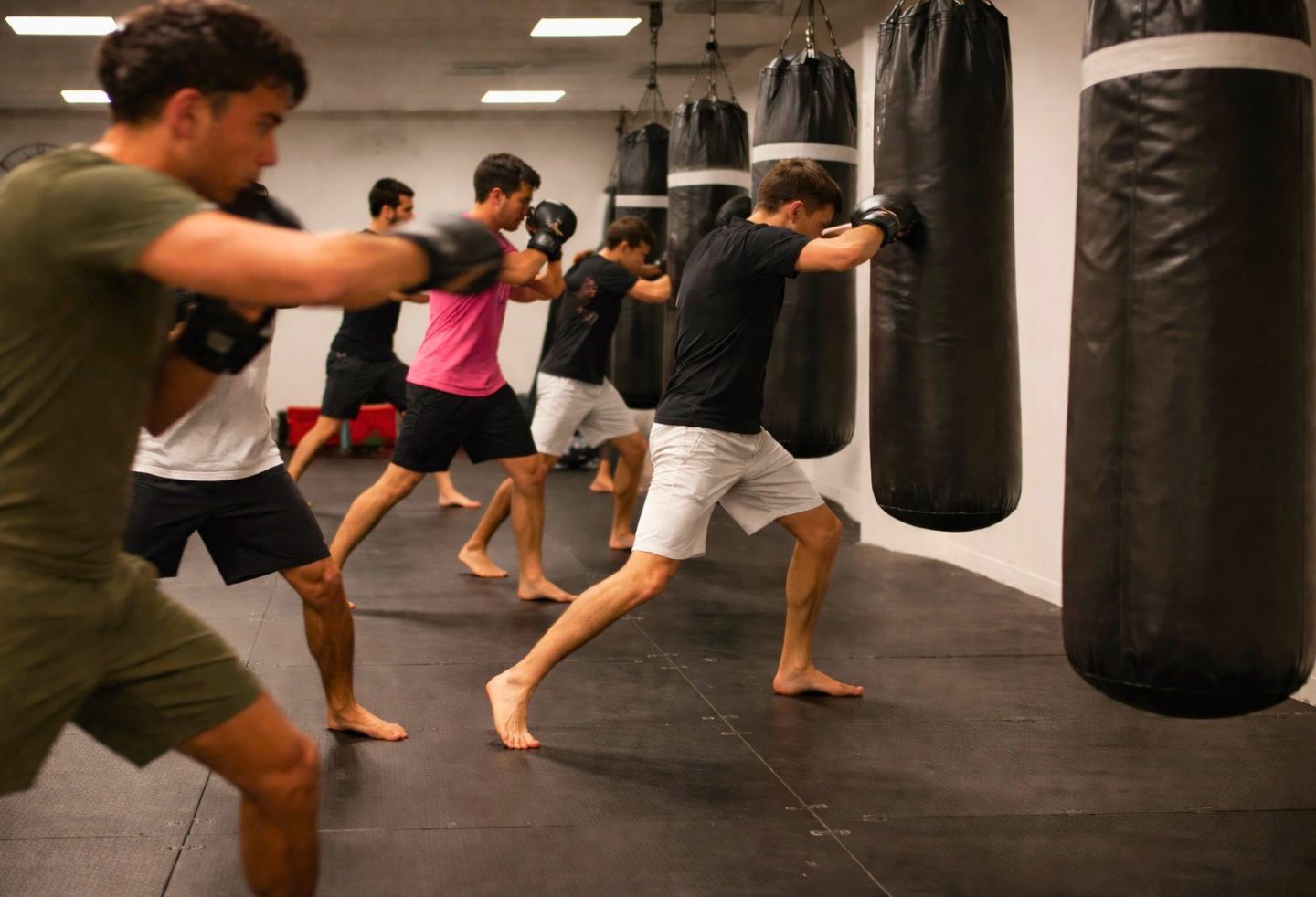 Boxen im Copmbat-Center